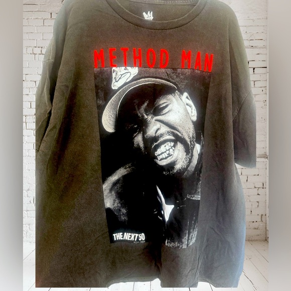 Other - Method Man Graphic Tee Black 2XL NWOT | Wu‑Tang Legend Hip‑Hop Streetwear